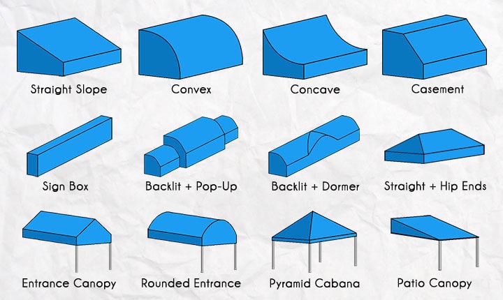 commercial-awnings-types